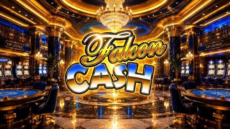 Símbolos con valores monetarios de Falcon Cash durante una ronda de respins